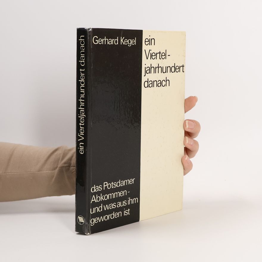 Gerhard Kegel Ein Vierteljahrhundert danach