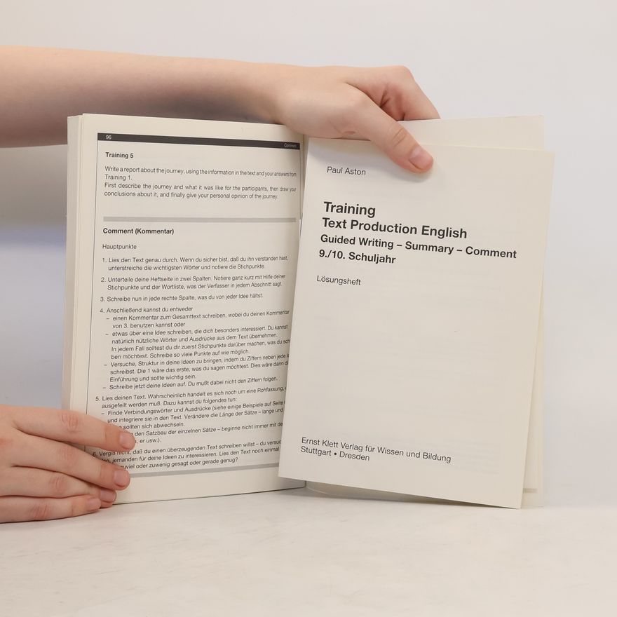Paul Aston Training text production English