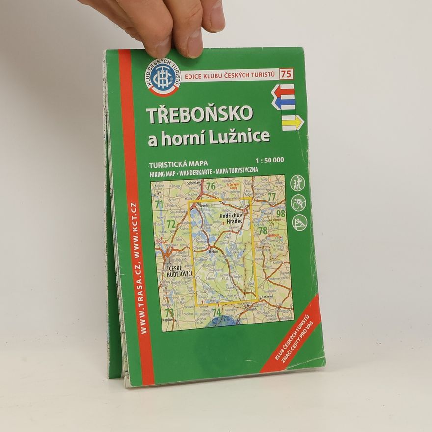 Kolektív autorov Třeboňsko a horní Lužnice turistická mapa 1:50 000
