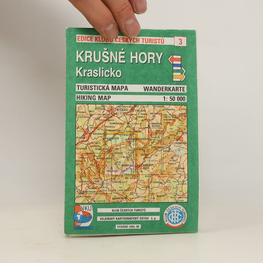 Autorenkollektiv Krušné hory. Kraslicko. Turistická mapa 1 : 50 000