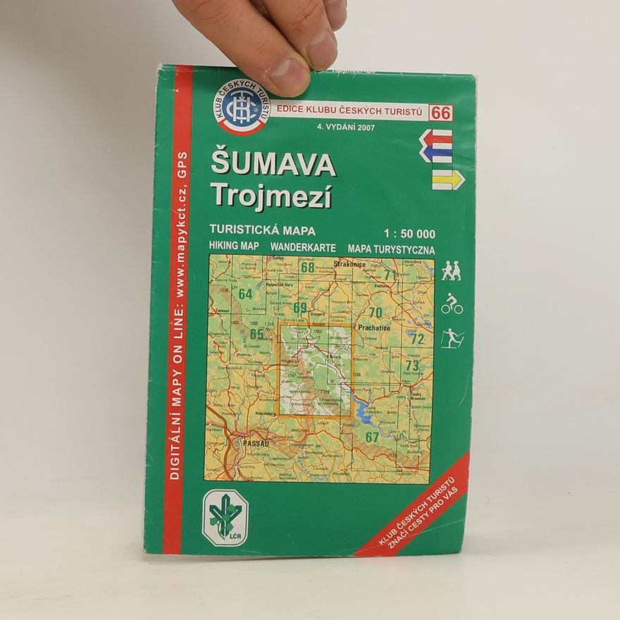 Kolektiv autorů Šumava. Trojmezí turistická mapa 1:50 000 Trojmezí