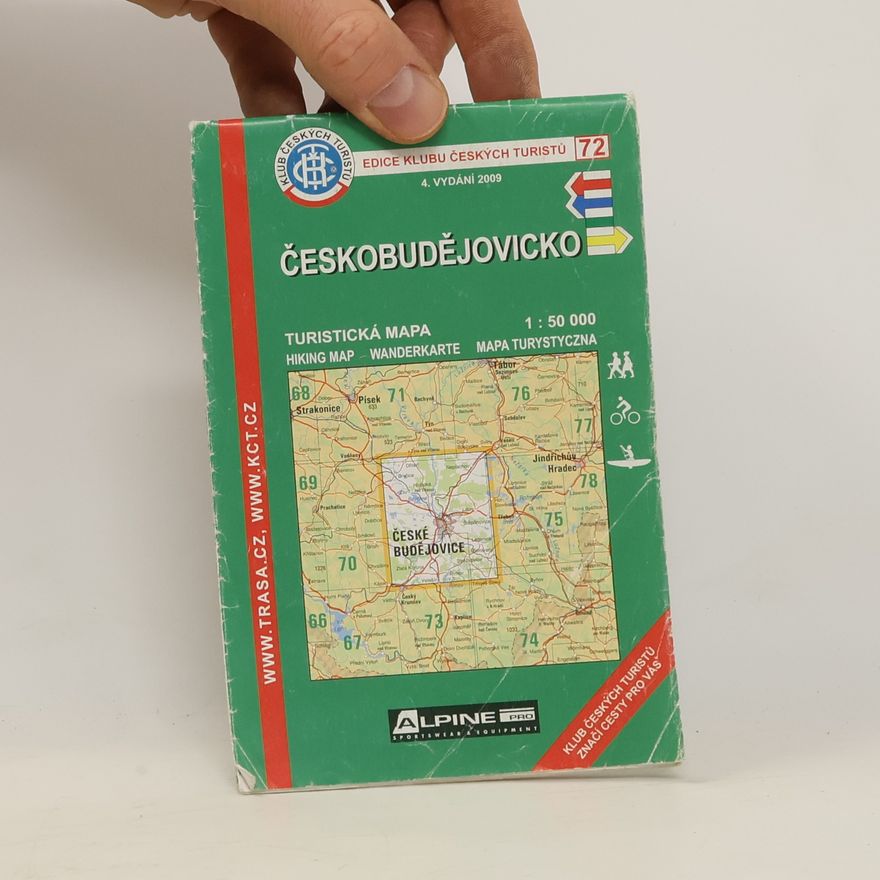 Kolektiv autorů Českobudějovicko turistická mapa 1:50 000