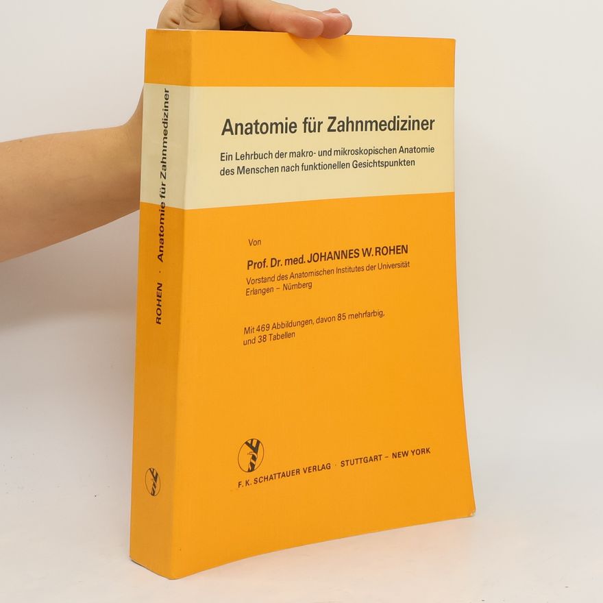 Johannes Wilhelm Rohen Anatomie für Zahnmediziner