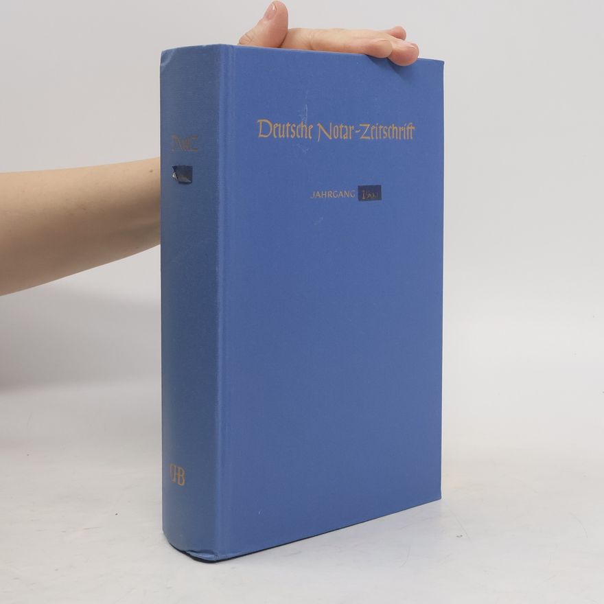 AA.VV. Deutsche Notar-Zeitschrift 1960