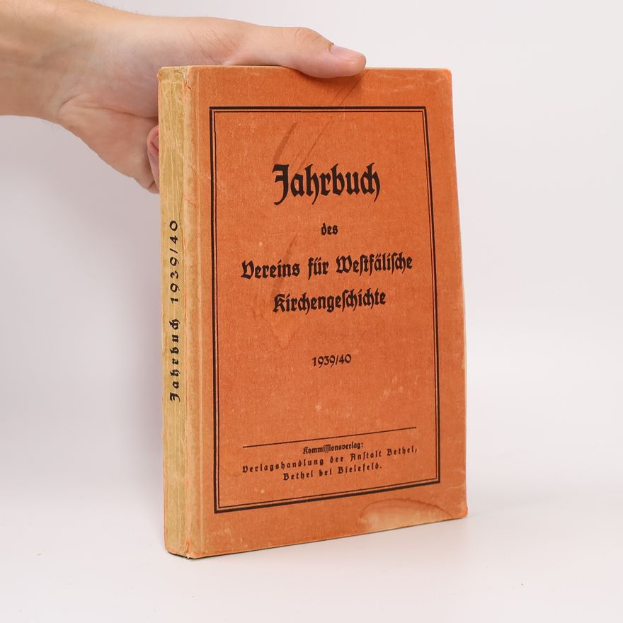 Collectif d'auteurs Jahrbuch des Vereins für Westfälische Kirchengeschichte 1939/40