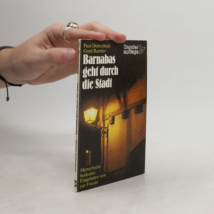 Gerd Rumler Barnabas geht durch die Stadt