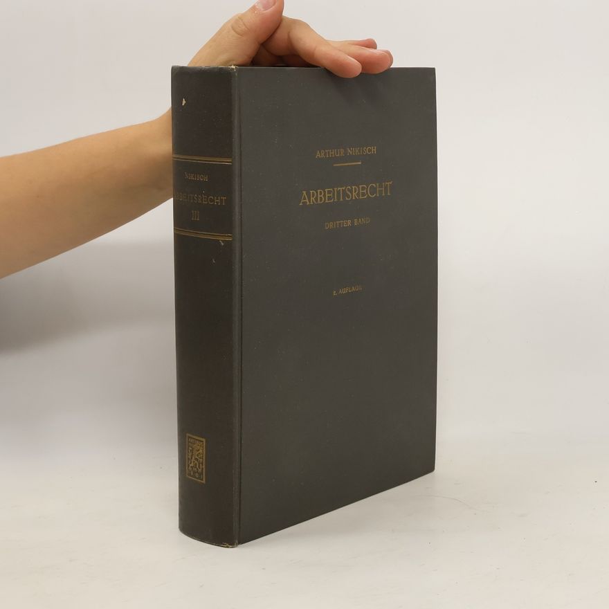 Arthur Nikisch Arbeitsrecht 3