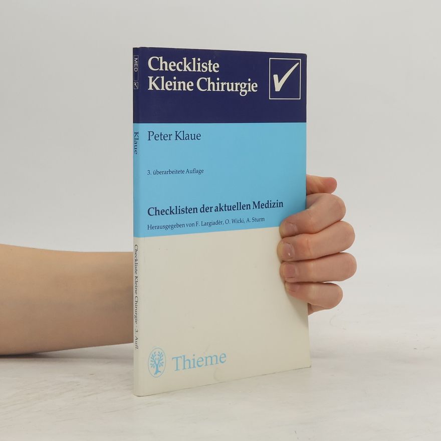 Peter Klaue Checkliste kleine Chirurgie