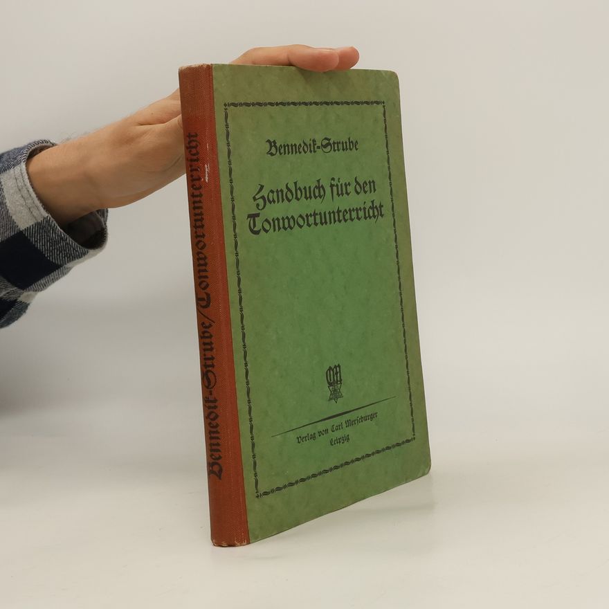 Frank Bennedik Handbuch für den Tonwortunterricht