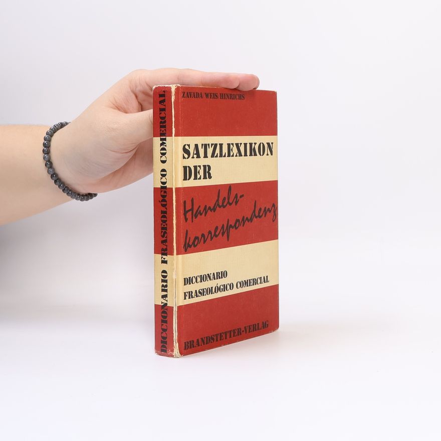 Dušan Závada Satzlexikon der Handelskorrespondenz
