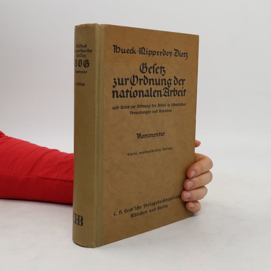 Various authors Gesetz zur Ordnung der nationalen Arbeit