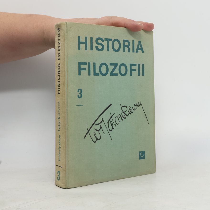 Władysław Tatarkiewicz Historia filozofii 3