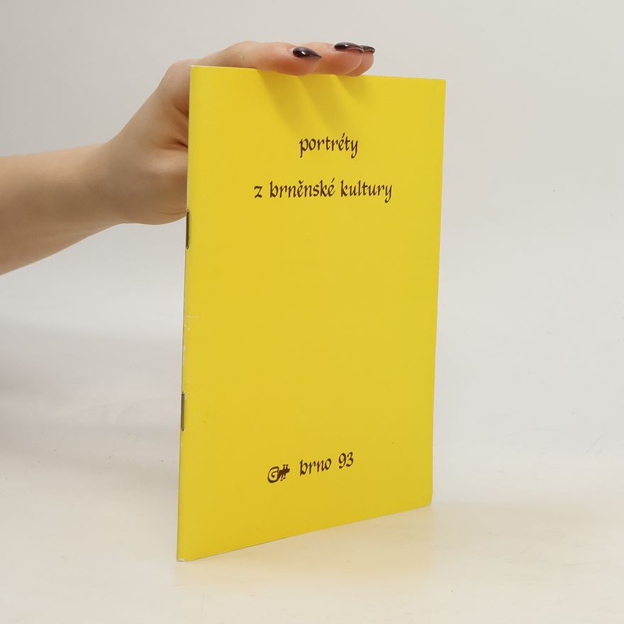 Jiří Stehlík Portréty z brněnské kultury