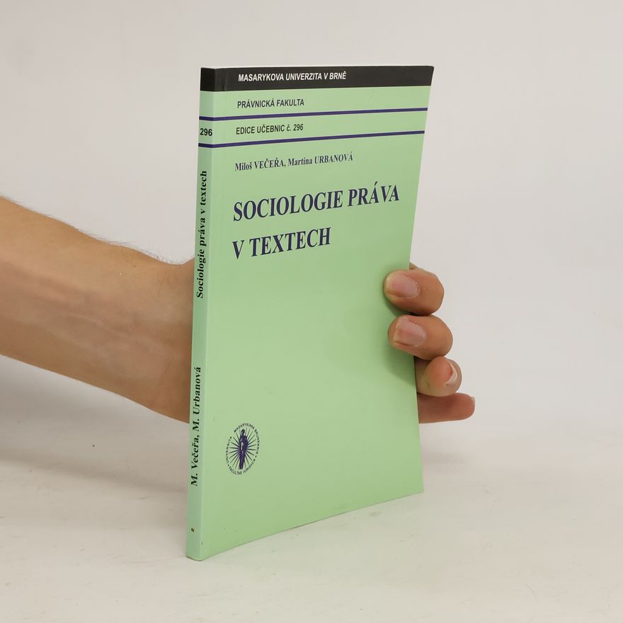 Martina Urban Sociologie práva v textech