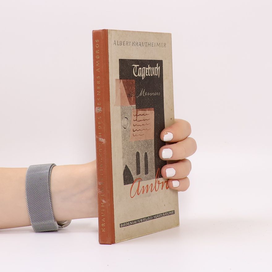 Albert Krautheimer Tagebuch des Mesners Ambros