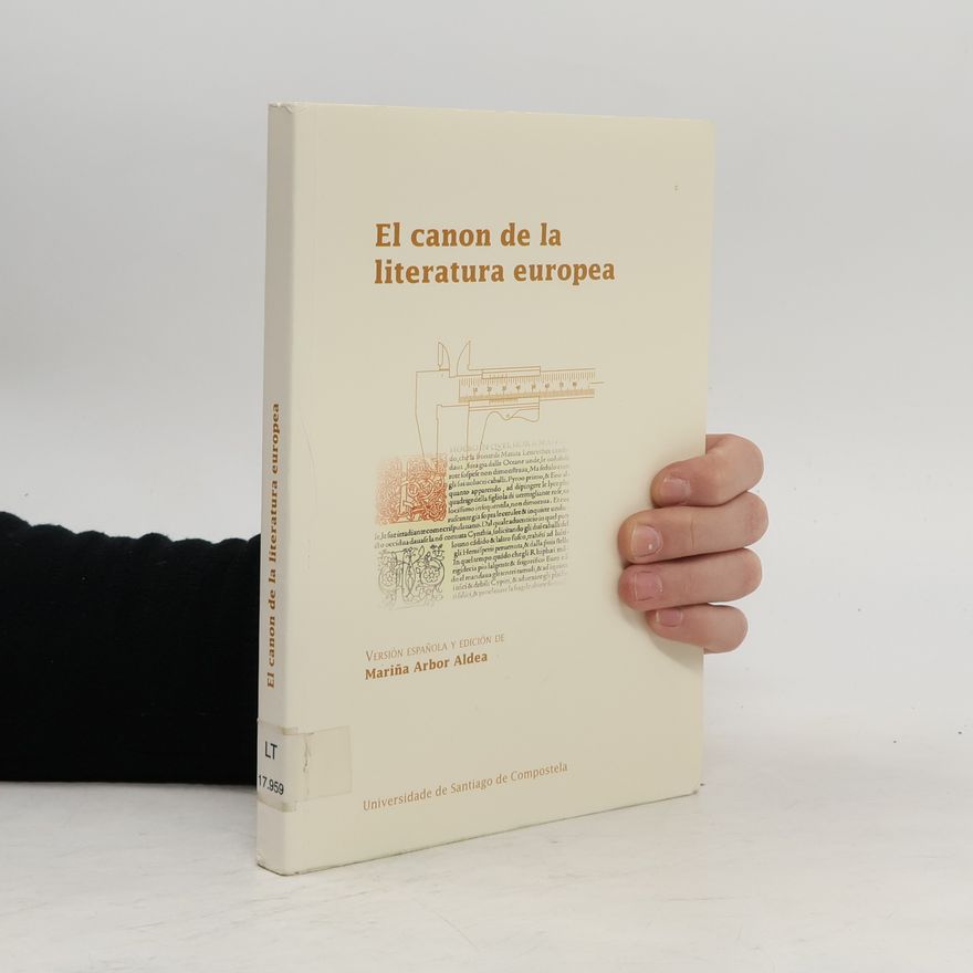 Mariña Arbor Aldea El canon de la literatura europea