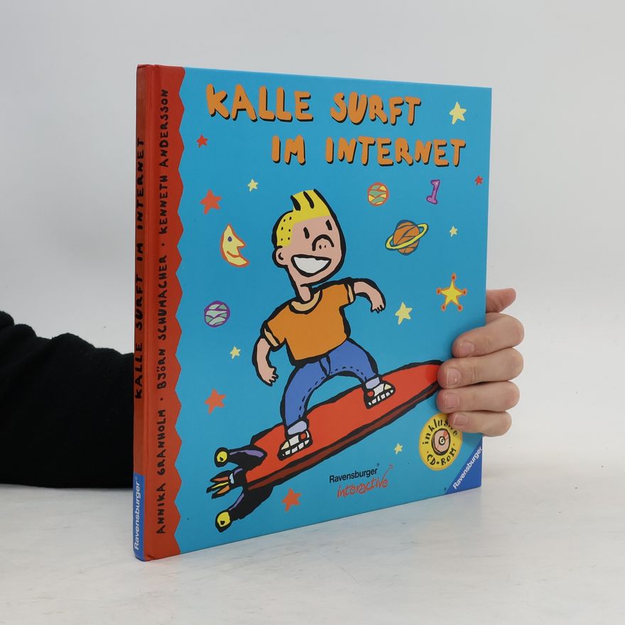 Annika Granholm Kalle surft im Internet