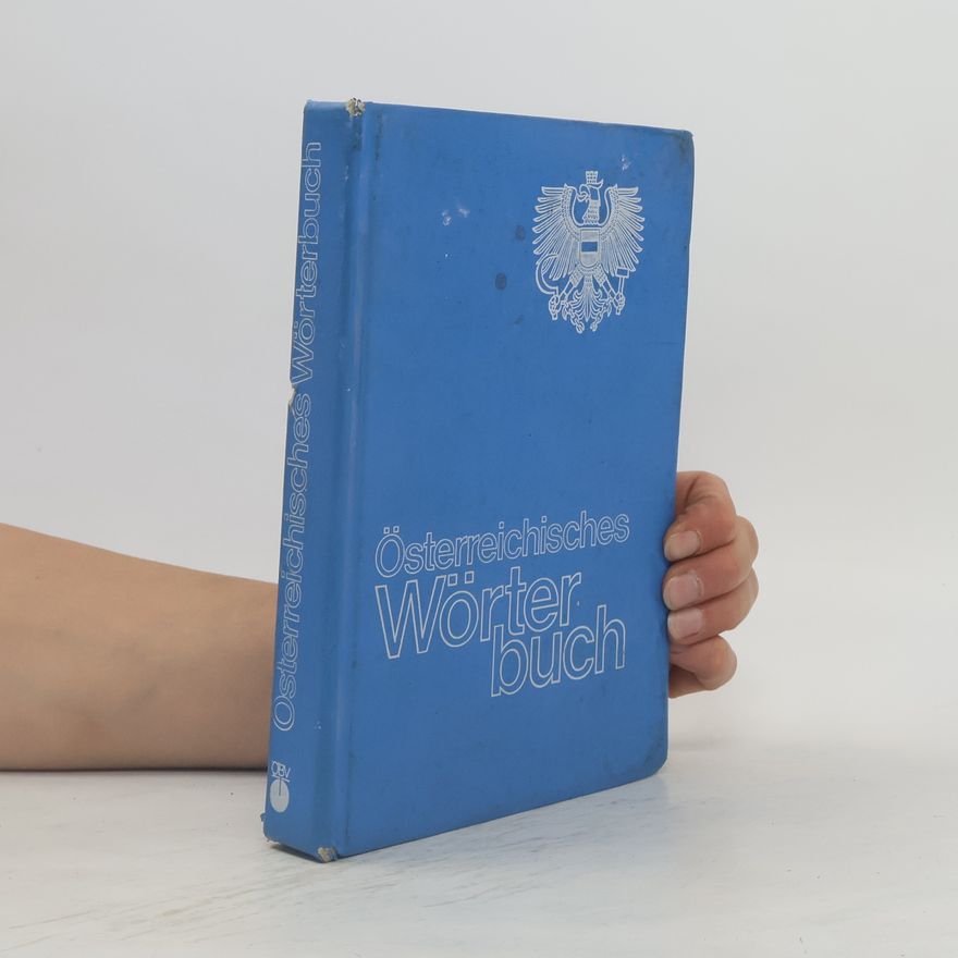 Erich Benedikt Österreichisches Wörterbuch