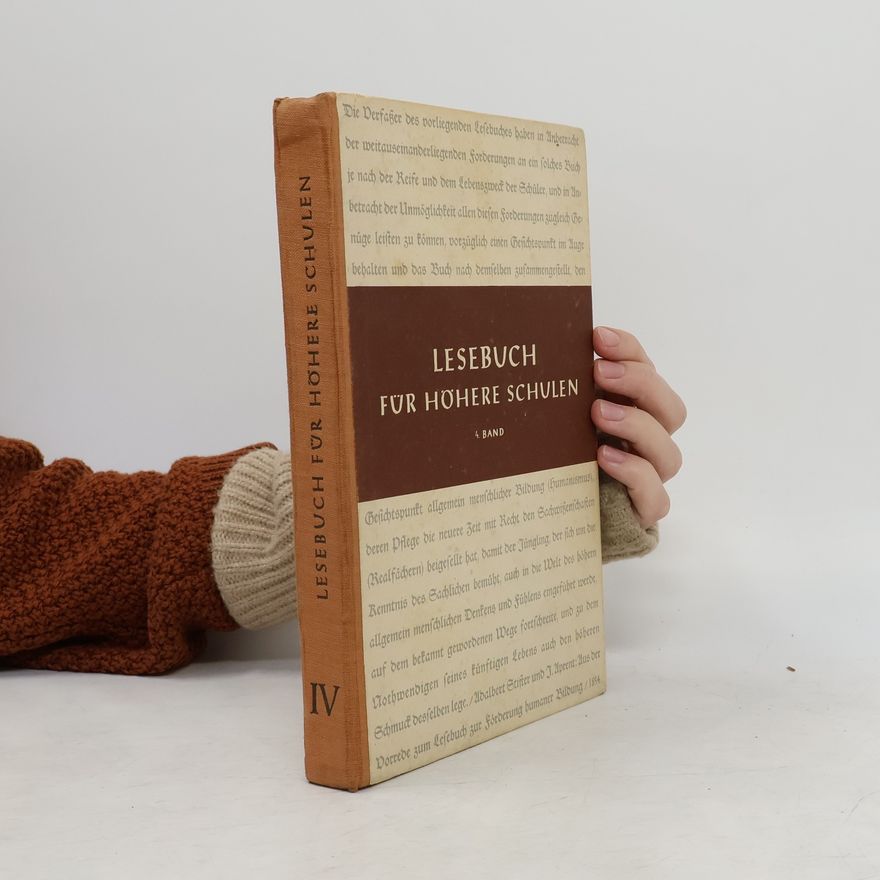 Various authors Lesebuch für höhere Schulen. Band 4