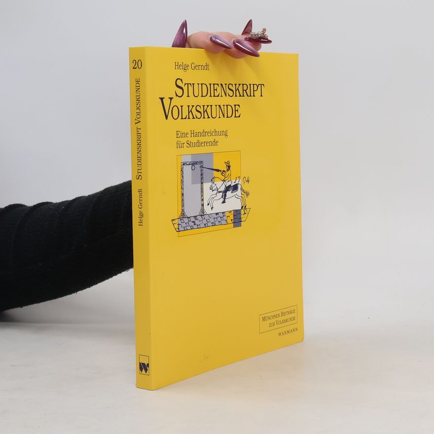 Helge Gerndt Studienskript Volkskunde