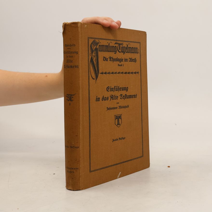 D. Johannes Meinhold Einführung in das Alte Testament