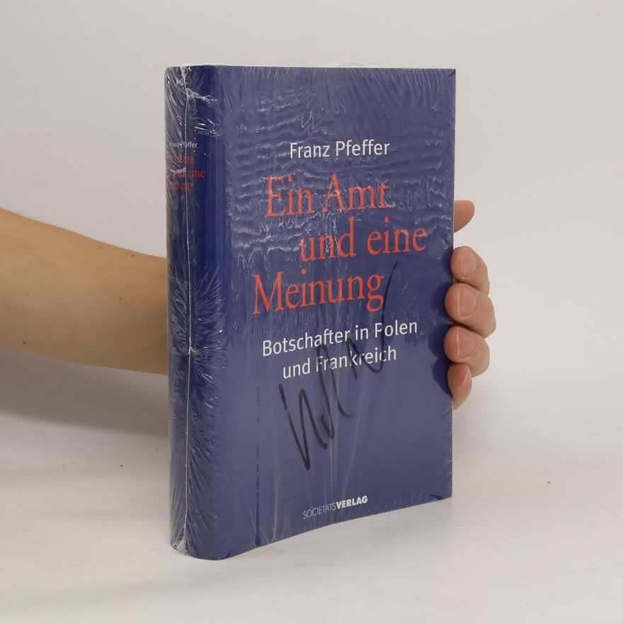 Franz Pfeffer Ein Amt und eine Meinung