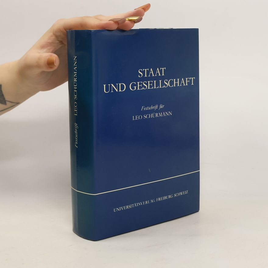 Detlev Christian Dicke Staat und Gesellschaft