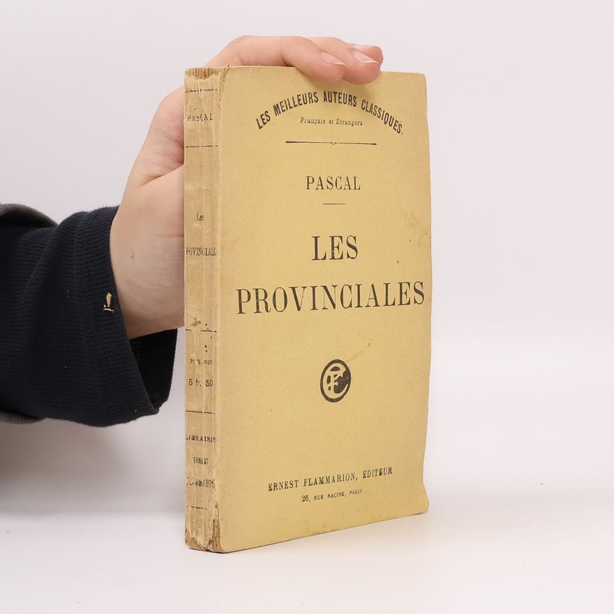 Blaise Pascal Les Provinciales