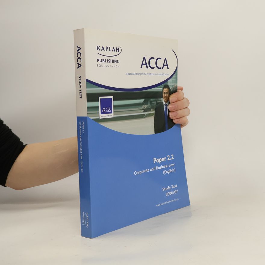 Kaplan Publishing Staff ACCA - 2.2: Corporate and Business Law