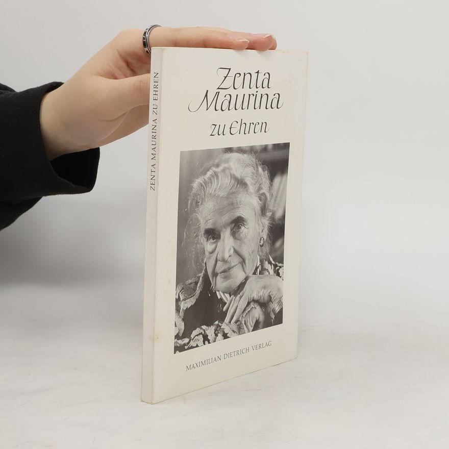 Zenta Mauriņa Zenta Maurina zu Ehren