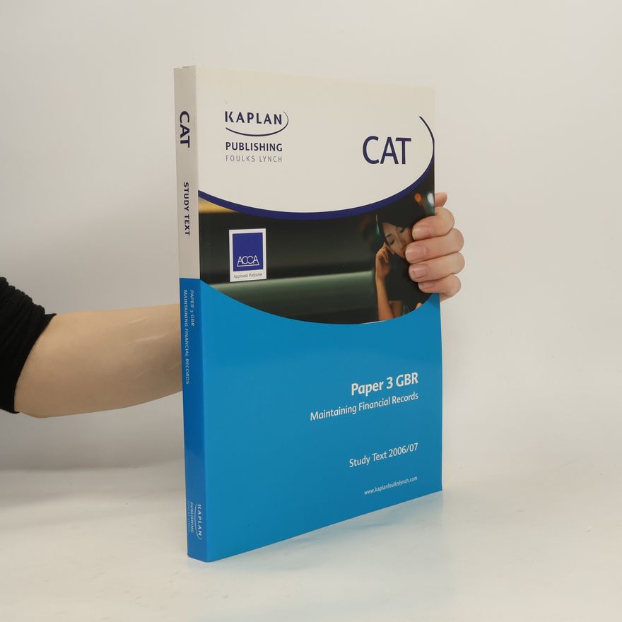 Kaplan Publishing Staff Maintaining Financial Records 2006/2007