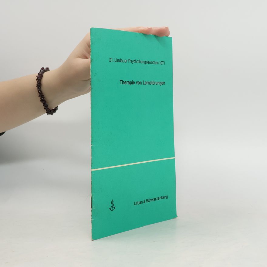 Hanspeter Harlfinger Therapie von Lernstörungen