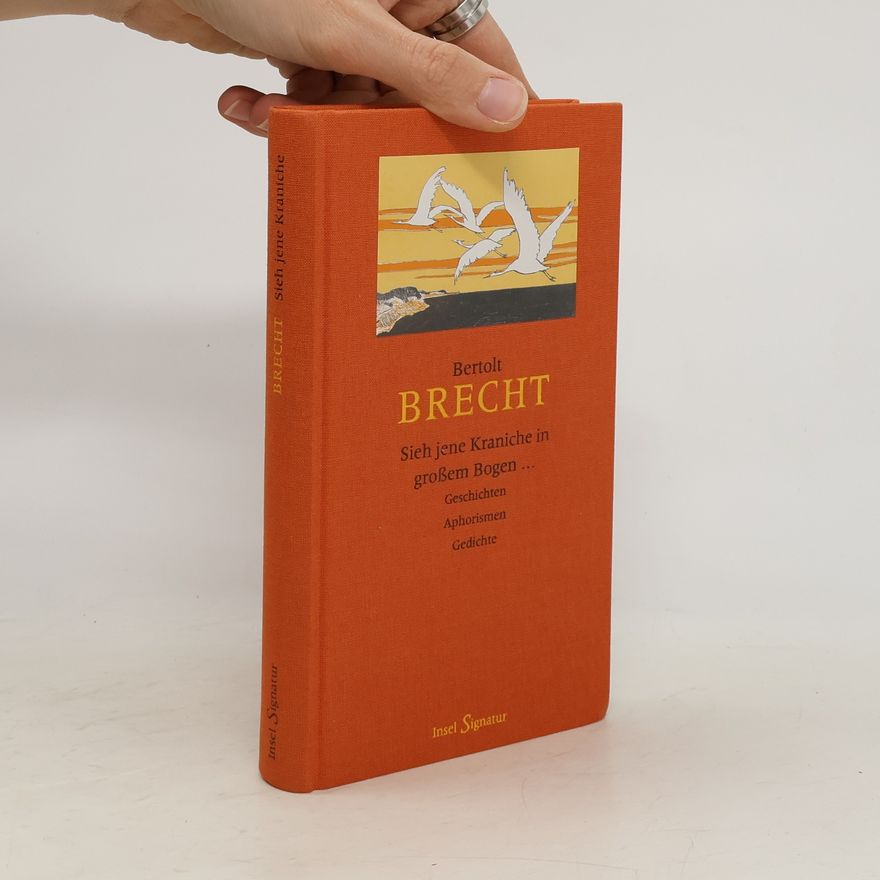 Bertolt Brecht Sieh jene Kraniche in großem Bogen ...