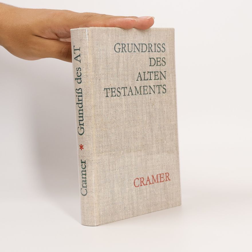 Ludwig Benedikt, Frhr. von Cramer-Klett Grundriss der alten Testaments