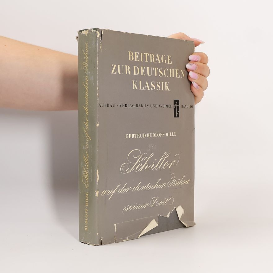 Friedrich Schiller Beiträge zur deutschen Klassik