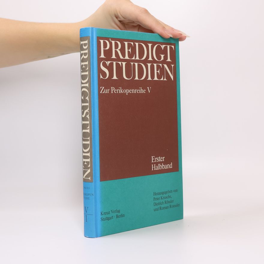 Autorenkollektiv Predigtstudien. Erster Halbband