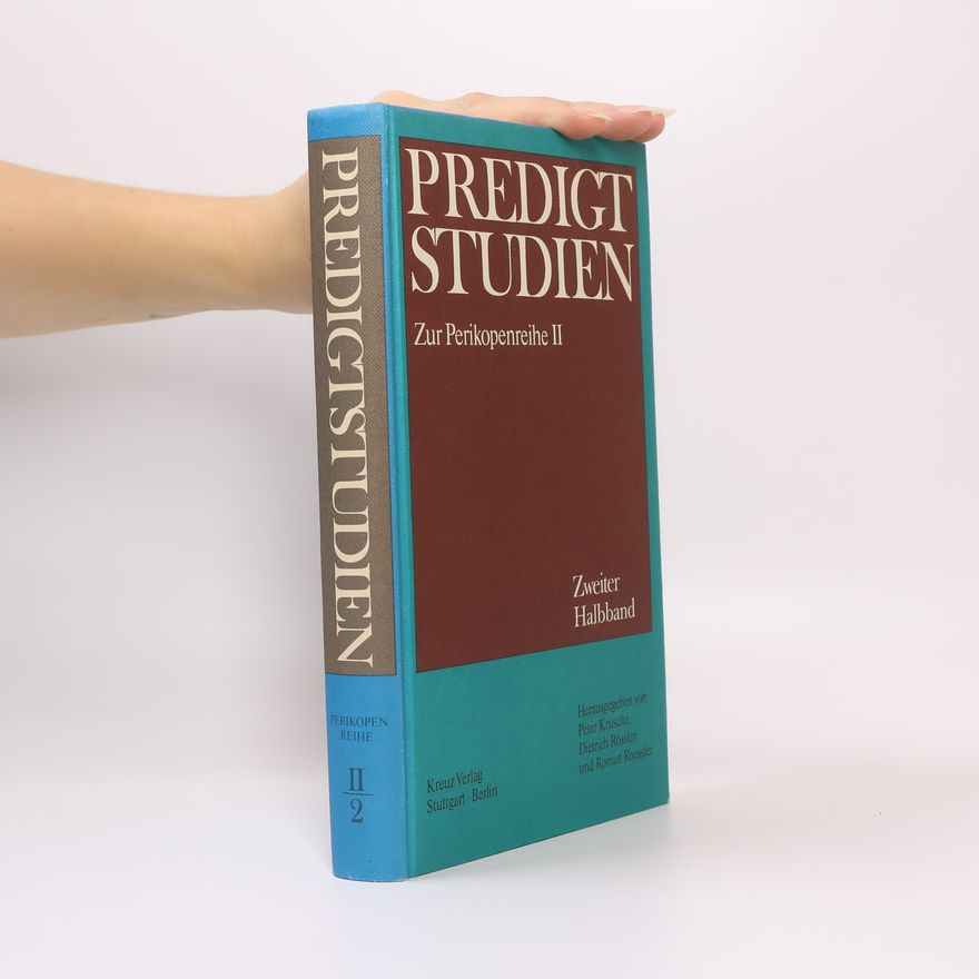 Roman Roessler Predigtstudien Zur Perikopenreihe II/2