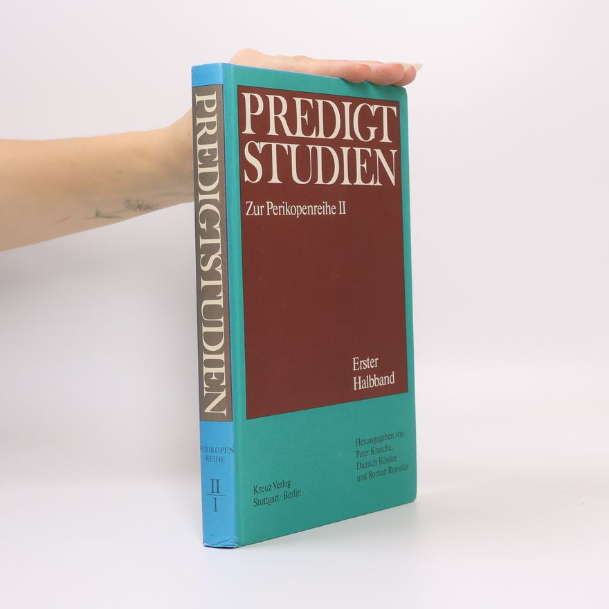 Autorenkollektiv Predigtstudien. Erster Halbband