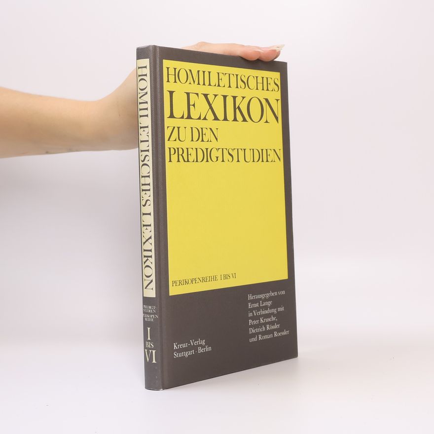 Ernst Lange Homiletisches Lexikon zu den Predigtstudien