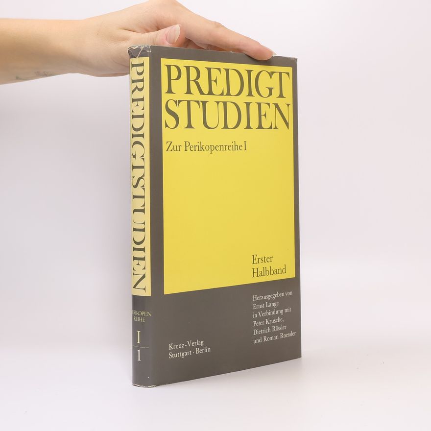 Autorenkollektiv Predigtstudien zur Perikopenreihe I. Erster Halbband