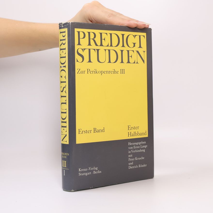 Peter Krusche Predigtstudien. Zur Perikopenreihe III/1