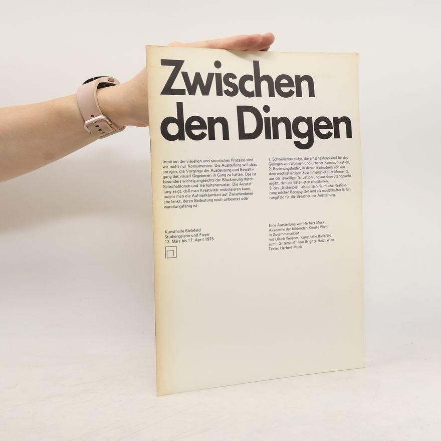 Kolektiv autorů Zwischen den Dingen