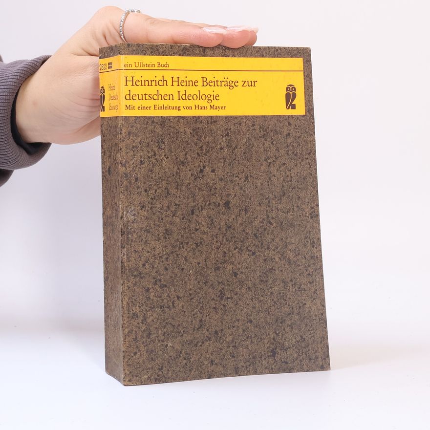 Heinrich Heine Beiträge zur deutschen Ideologie