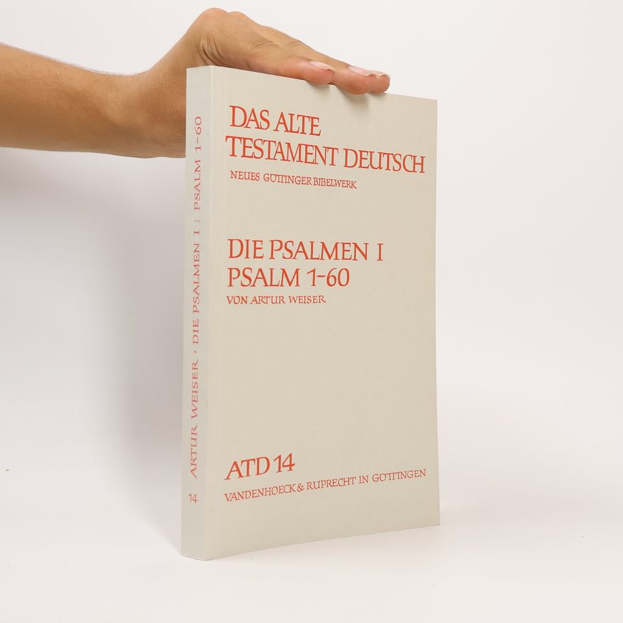 Artur Weiser Die Psalmen
