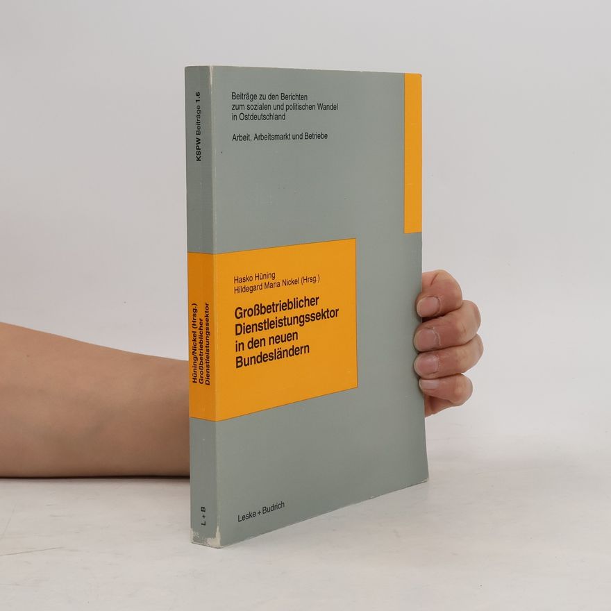 Hasko Hüning Grossbetrieblicher Dienstleistungssektor in den neuen Bundesländern