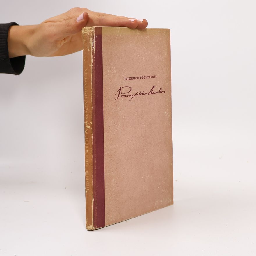 Friedrich Dochterum Provocatische Novellen