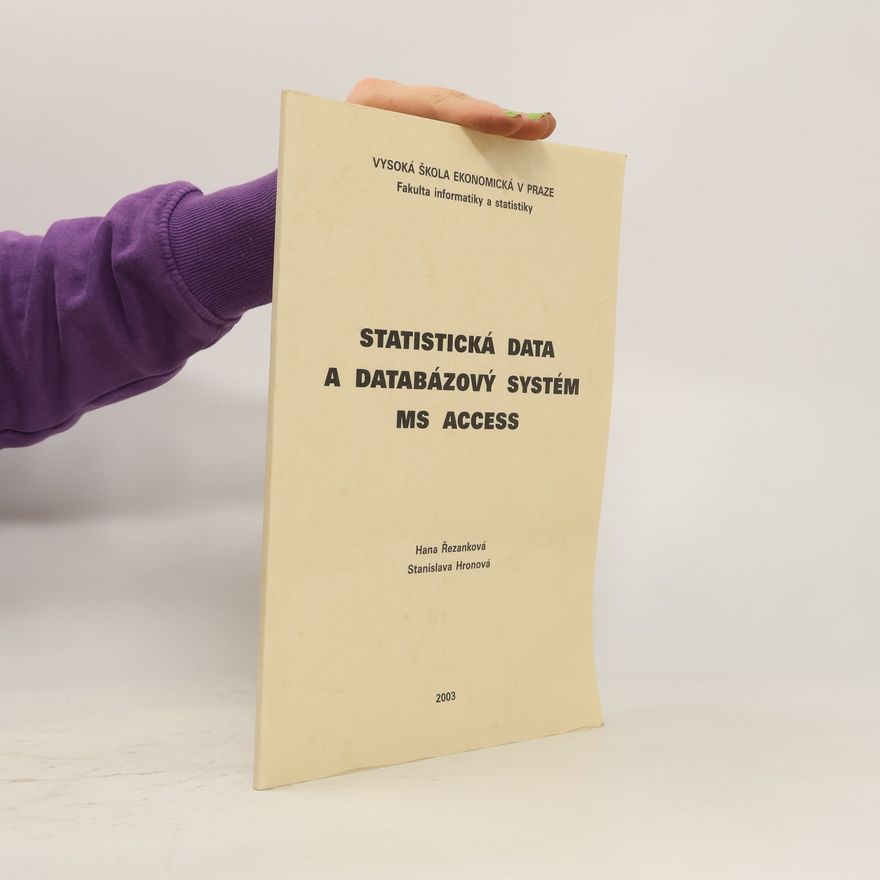 Hana Řezanková Statistická data