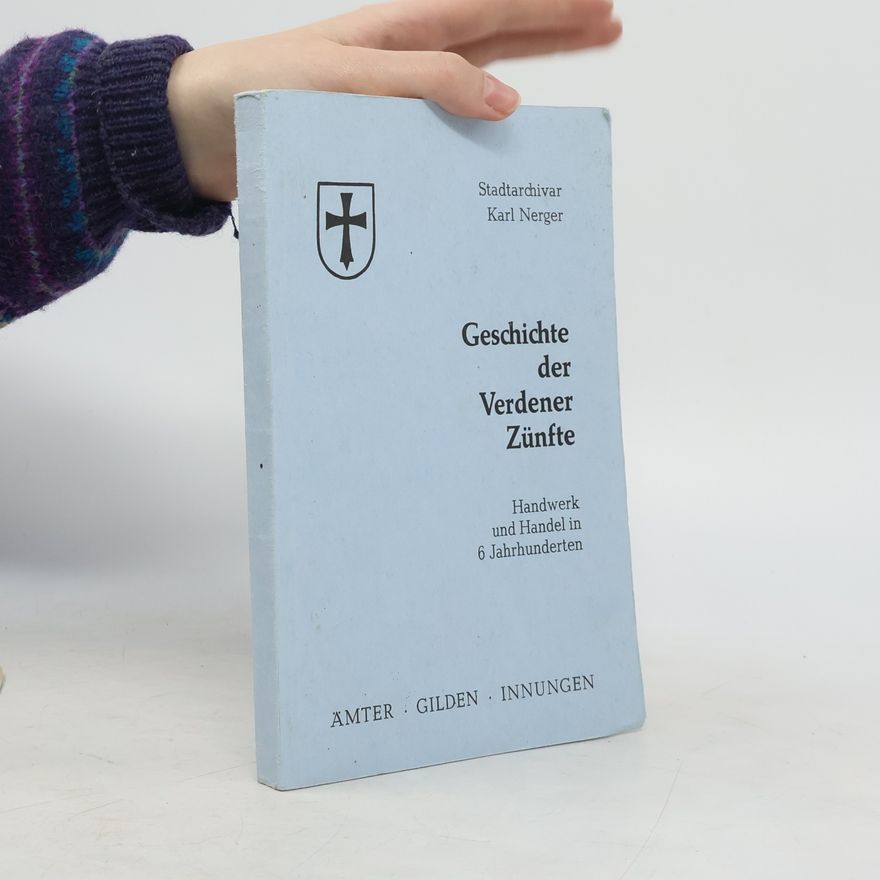 Karl Nerger Geschichte der Verdener Zünfte