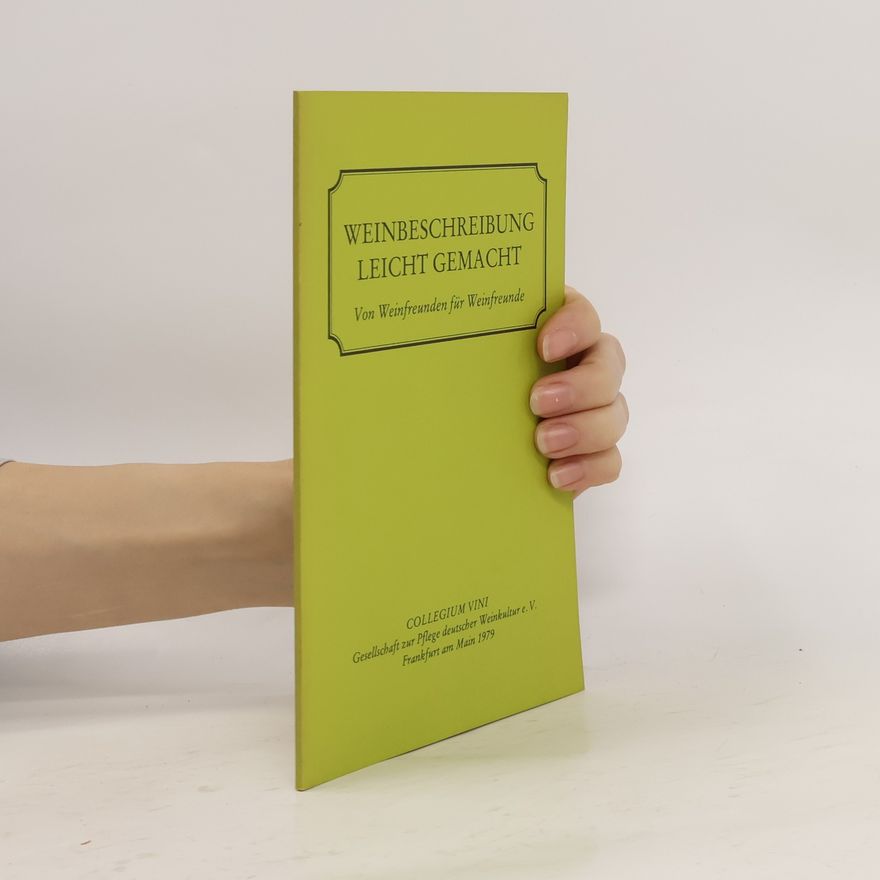 Various authors Weinbeschreibung leicht gemacht
