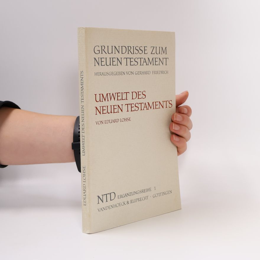 Eduard Lohse Umwelt des Neuen Testaments